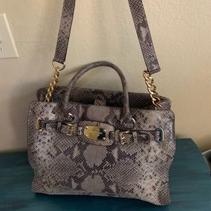 Beautiful Michael Kors Snakeskin Tote